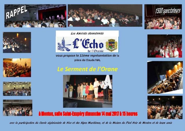 Menton salle Saint Exupéry mai 2017